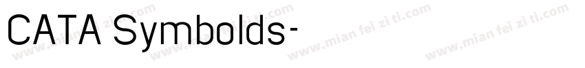 CATA Symbolds字体转换